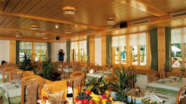 Hotel Edelweiss Blatten Loetschental מסעדה תמונה